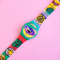 Vintage Swatch MOUSE RAP GG128 Watch for Her | Cool 90s Swatch Watch