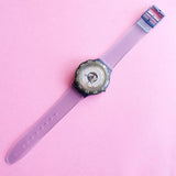 Vintage Swatch Scuba 200 Silver Trace SDN107 Watch for Women | 90s Swatch - Watches for Women Brands