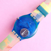 Vintage Swatch Scuba 200 Over The Wave SDN105 Watch for Women | 90s Scuba Swatch - Watches for Women Brands