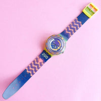 Vintage Swatch Scuba 200 Coming Tide SDJ100 Watch for Women | Rare 90s Swatch - Watches for Women Brands