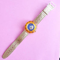 Vintage Swatch Scuba 200 Golden Island SDK112 Watch for Women | Rare 90s Swatch - Watches for Women Brands