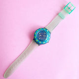 Vintage Swatch Scuba 200 Blue Moon SDN100 Women's Watch | Retro Watch - Watches for Women Brands