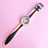 Vintage Flik Flak Black & Orange FCSP006 Watch for Women | Flik Flak Collection - Watches for Women Brands