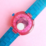 Vintage Flik Flak Teal Green Pink ZFCSP029 Watch for Women | Flik Flak Collection