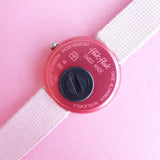Vintage Flik Flak Pink Floral Watch for Women | Swiss Quartz Watch