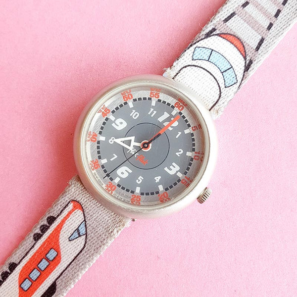 Achat Montre Flik Flak Retro Red Achat Montre Flik Flak Retro Red