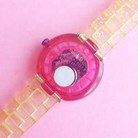Vintage Flik Flak Swirly Glitter FCSP034 Watch for Women | Swiss Quartz Watch