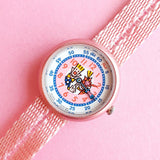 Vintage Flik Flak Rose Pink Watch for Women | 90s Flik Flak Collection