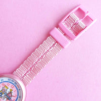 Vintage Flik Flak Rose Pink Watch for Women | 90s Flik Flak Collection