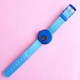 Vintage Flik Flak Blue Pirate Cats Watch for Women | Fun Swiss Watch