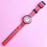 Vintage Flik Flak Racing FBNP038 Watch for Women | Fun Swiss Watch