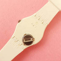 Vintage Swatch Lady WHITE MEMPHIS LW102 Women's Watch | RARE Swatch - Watches for Women Brands