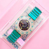 Vintage Swatch Scuba MINT DROPS SDK108 Watch for Women | Swatch Diver Watch