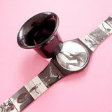 Vintage Swatch "OLYMPIC PORTRAITS" ANNIE LEIBOVITZ GB178 Watch with Box