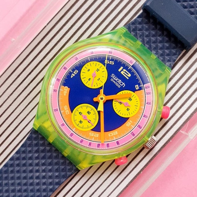 Vintage Swatch GRAND PRIX SCJ101 Watch for Women with Box