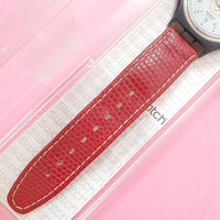 Vintage Swatch CLASSIC CHEDDAR SAM103 Watch for Women with Box | Elegant 90s Swatch Watch