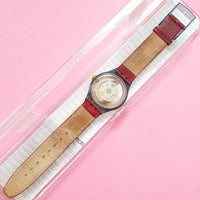 Vintage Swatch CLASSIC CHEDDAR SAM103 Watch for Women with Box | Elegant 90s Swatch Watch