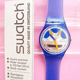 Vintage Swatch SMART CAR GZ154 Watch for Women with Box | Fun 90s Wristwatch