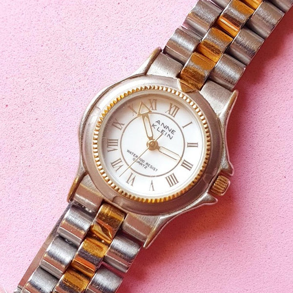 Vintage Two-tone Anne Klein Women's Watch | Minimalist Watch for Her