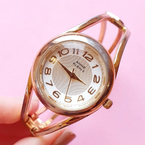 Anne Klein Women's Two Tone Bracelet Watch 28x26mm - Macy's