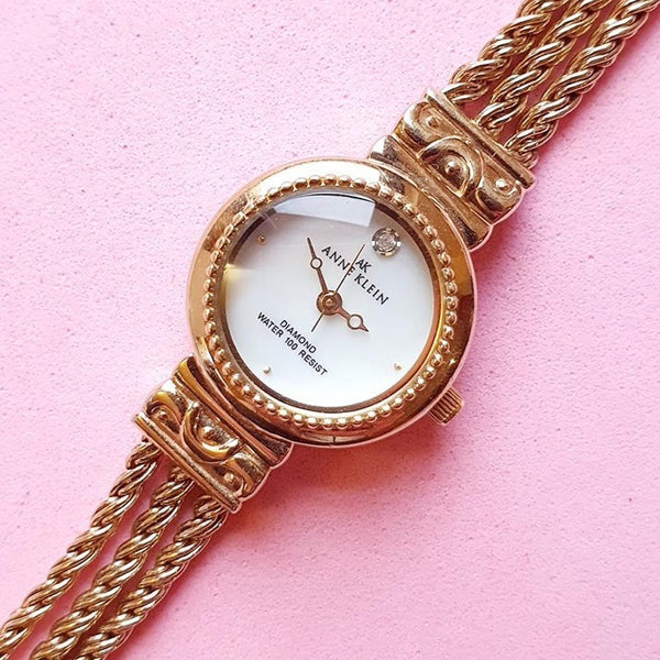 Vintage Gold-tone Anne Klein Women's Watch Ladies Dress Watch