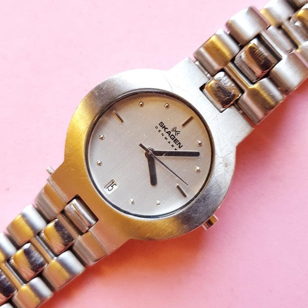 Vintage Silver-tone Skagen Watch for Women | Vintage Designer Watch