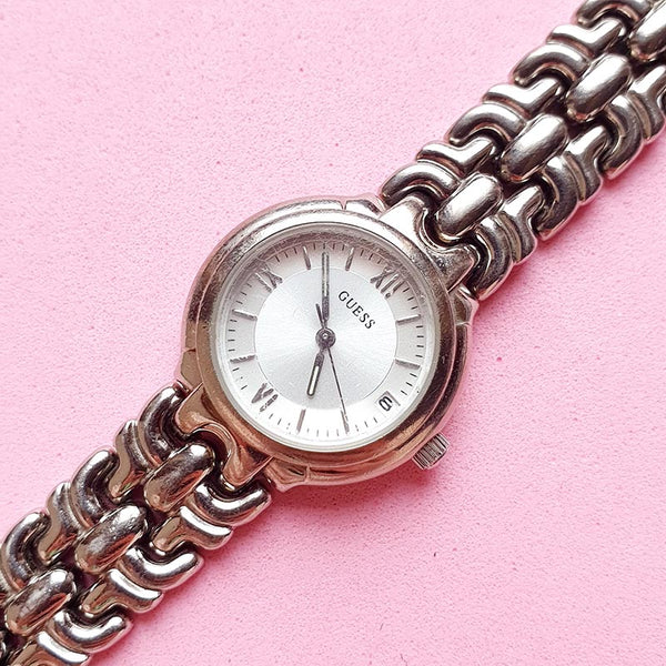 Pre-Owned Silver-tone Guess Watch for Women | Elegant Ladies Watch