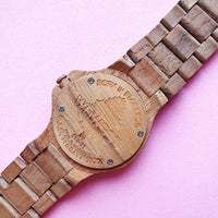 Vintage Brown WeWood Wood Watch for Women | Sleek Wooden Watch