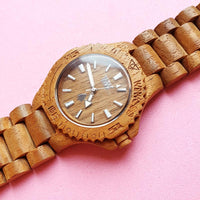 Vintage Brown WeWood Wood Watch for Women | Sleek Wooden Watch