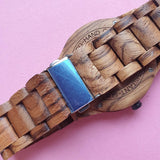 Vintage Brown Bewell Wood Watch for Women | Sleek Wooden Watch