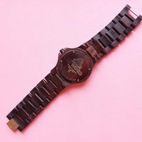 Vintage Red WeWood Wood Watch for Women | Minimalist Wristwatch