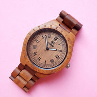 Vintage Brown Uwood Wood Watch for Women |  Wooden Womens Watch