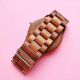 Vintage Brown Uwood Wood Watch for Women |  Wooden Womens Watch