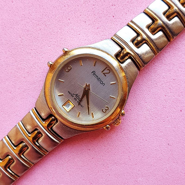 Pre-owned Two-tone Armitron Women's Watch Armitron Analog Watch