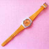 Vintage Swatch Irony FALLING STAR ORANGE YLS1013 Women's Watch | Swiss Quartz Watch