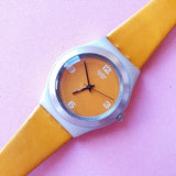 Vintage Swatch Irony FALLING STAR ORANGE YLS1013 Women's Watch | Swiss Quartz Watch