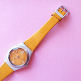 Vintage Swatch Irony FALLING STAR ORANGE YLS1013 Women's Watch | Swiss Quartz Watch