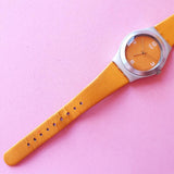 Vintage Swatch Irony FALLING STAR ORANGE YLS1013 Women's Watch | Swiss Quartz Watch