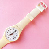 Vintage Swatch JUST WHITE / 3.GINZA. JA GW151D Women's Watch | 90s Retro Swatch