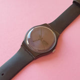 Vintage Swatch BLACK REBEL SUOB702 Women's Watch | Full Black Swatch