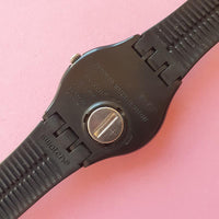 Vintage Swatch BLACK REBEL SUOB702 Women's Watch | Full Black Swatch