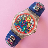 Vintage Swatch MATRIOSKA L GK204 Watch for Women | 90s Swatch Originals