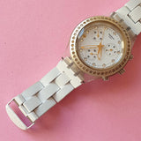 Vintage Swatch Irony Diaphane Chrono Full Blooded SVCK4067 Watch for Women | Swiss Chrono Watch