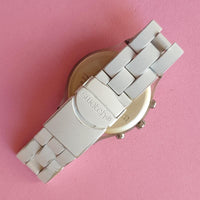 Vintage Swatch Irony Diaphane Chrono Full Blooded SVCK4067 Watch for Women | Swiss Chrono Watch