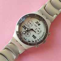 Vintage Swatch Irony Chrono Straight Edge YCS1006AL Watch for Women |  90s Swiss Watch