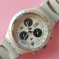 Vintage Swatch Irony Chrono Adrenaline YCS4001 Watch for Women | 90s Swatch Collection