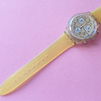Vintage Swatch Chrono CRYSTALLOID SCK415 Watch for Women | 90s Swatch Watches