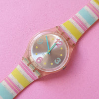 Vintage Swatch PASTEL CANDY GE173 Ladies Watch | Swiss Quartz Watch