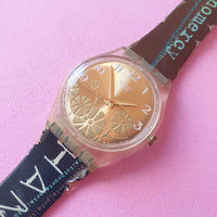 Vintage Swatch FIORI D'AMORE GK381 Ladies Watch | Floral Swiss Watch