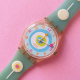 Vintage Swatch MINTY MOUTHFUL GE157 Ladies Watch | Colorful Swatch Watch